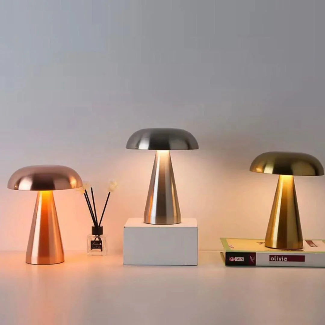 Stockholm LED Table Lamp - Rechargeable Dome Touch Light